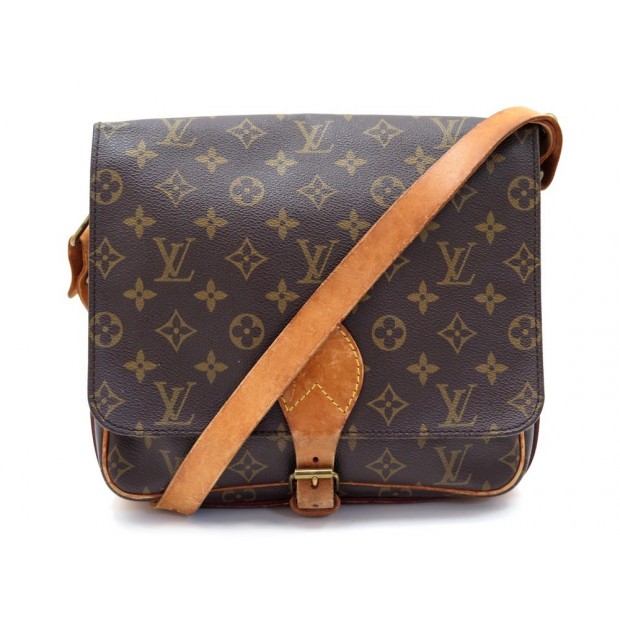 SAC A MAIN LOUIS VUITTON CARTOUCHIERE GM TOILE MONOGRAM BANDOULIERE BAG 1200€