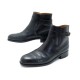 CHAUSSURES JM WESTON BOTTINES A BOUCLE 730 JODHPUR 9E 43 CUIR NOIR BOOTS 910€