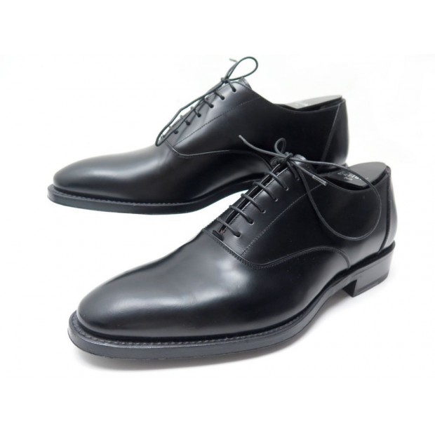 NEUF CHAUSSURES SAINT LAURENT RICHELIEU 40 41 CUIR NOIR EMBAUCHOIRS BERLUTI 890€