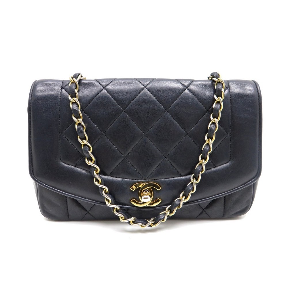 sac a main chanel timeless 22 cm cuir noir