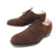 CHAUSSURES CHURCH'S DIPLOMAT 7F 41 RICHELIEU BOUT FLEURI DAIM MARRON SHOES 620€