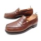 CHAUSSURES JM WESTON 180 MOCASSINS 6D 40.5 41 FIN CUIR MARRON LOAFERS SHOES 610€