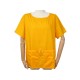 HAUT HERMES BLOUSE MARINIERE MANCHE COURTE L 40 OVERSIZE ORANGE BOUCLE H 500€