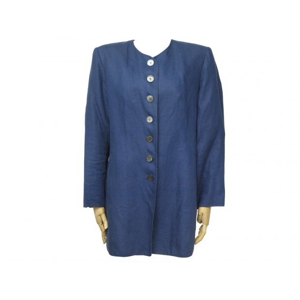 VESTE HERMES LIN BLEU 