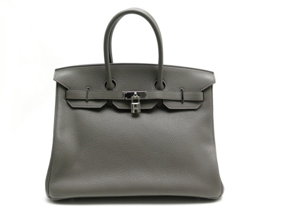  sac a main hermes birkin 35 en cuir taurillon