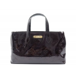 SAC A MAIN LOUIS VUITTON WILSHIRE PM CUIR VERNI 