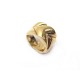 BAGUE LOUIS VUITTON METAL DORE 