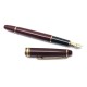 STYLO PLUME MONTBLANC MEISTERSTUCK CLASSIQUE DORE EN RESINE BORDEAUX PEN 505€