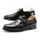 CHAUSSURES JM WESTON MOCASSINS A BOUCLE 531 8.5E 42.5 EN CUIR NOIR SHOES 690€