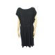 NEUF ROBE LOUIS VUITTON AVEC CEINTURE T44 L VISCOSE NOIR NEW BLACK DRESS 1000€