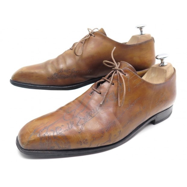 CHAUSSURES BERLUTI SCRITTO MARRON 