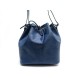 SAC A MAIN LOUIS VUITTON NOE PM SEAU CUIR EPI BLEU BLUE LEATHER HAND BAG 1410€