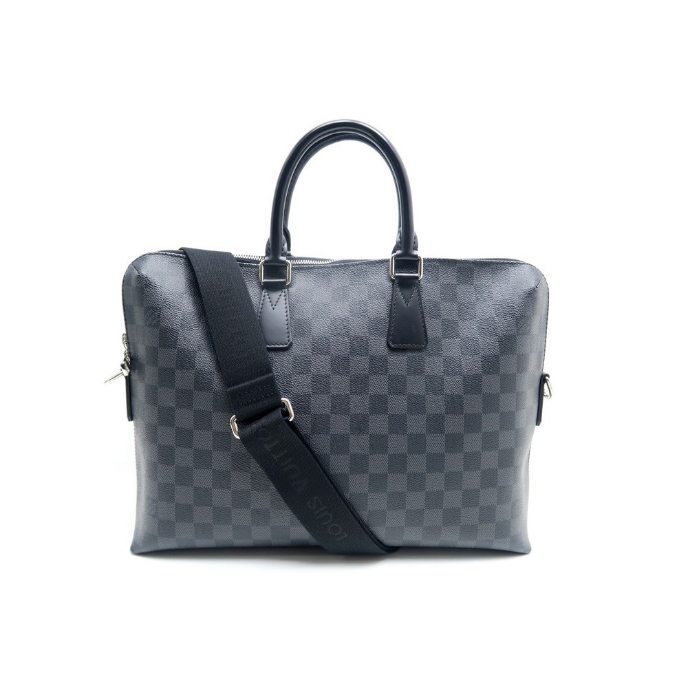 LOUIS VUITTON Damier Graphite Pixel Keepall Bandouliere 50 Gris 392599