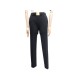 NEUF PANTALON FENDI INTERLOCK FR5606 38 M LAINE NOIR + CEINTURE WOOL PANTS 790€