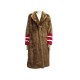 NEUF MANTEAU ERMANNO SCERVINO 43TPE04 T 38 M EN FAUSSE FOURRURE MARRON COAT 750€