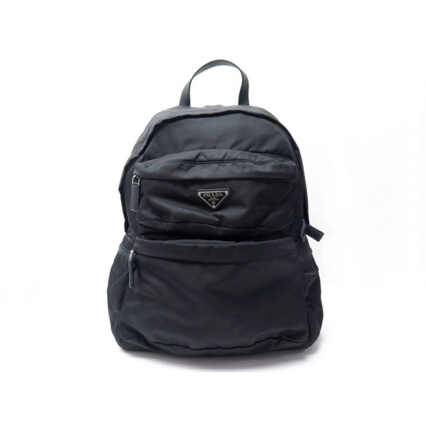 NEUF SAC A DOS PRADA 2VZ025 EN NYLON NOIR 2019 + POCHON NEW BACKPACK BAG 1200€