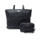 NEUF SAC A MAIN PRADA CABAS 1BG052 EN NYLON NOIR + POCHETTE CANVAS HAND BAG 790€