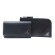 NEUF PORTE CLES + PORTE CARTES PRADA CUIR SAFFIANO NOIR KEYS CARDS HOLDER 460€