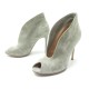 CHAUSSURES GIANVITO ROSSI VAMP 53260 ESCARPINS 36.5 IT 37 FR DAIM GRIS PUMP 810€