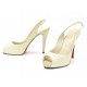 CHAUSSURES CHRISTIAN LOUBOUTIN PRIVATE NUMBER SANDALES 38.5 EN CUIR SHOES 645€