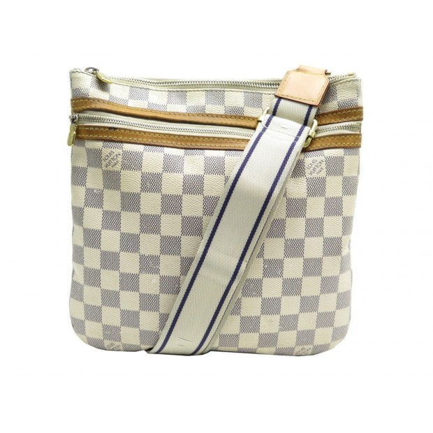 SAC A MAIN LOUIS VUITTON THOMAS TOILE DAMIER AZUR SACOCHE BANDOULIERE BAG 1120€