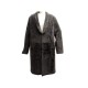 MANTEAU LONG LOUIS VUITTON T 52 L EN LAINE DE MOUTON GRIS SHEARLING COAT 6800€