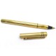 STYLO BILLE CARTIER TRINITY FEUTRE EN PLAQUE OR GOLDEN ROLLERBALL PEN 320€