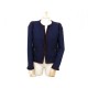 VESTE CHANEL 38 M FEMME EN LAINE BLEU COLLECTION PARIS-MOSCOU 2009 JACKET 5000€