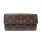 NEUF PORTEFEUILLE LOUIS VUITTON SARAH TOILE MONOGRAM PORTE MONNAIE WALLET 475€