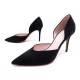 NEUF CHAUSSURES CELINE 37 38 ESCARPINS EN DAIM NOIR BLACK DEER COURT SHOES 530€