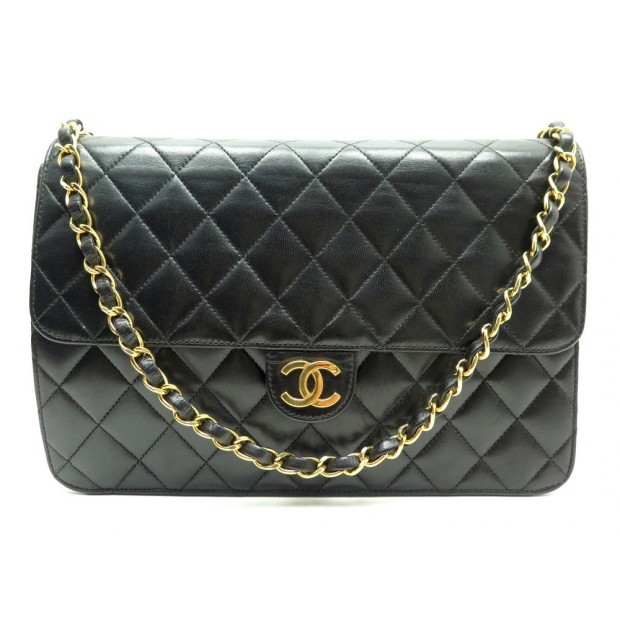 SAC CHANEL TIMELESS CUIR NOIR 