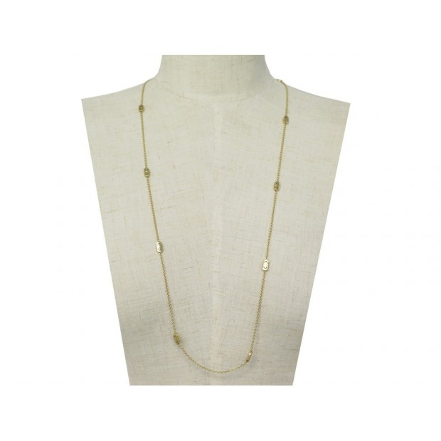 NEUF COLLIER BULGARI PARENTESI SAUTOIR EN OR JAUNE 18K 20GR GOLD NECKLACE 5120€