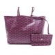 NEUF SAC A MAIN GOYARD SAINT LOUIS PM CABAS EPAULE TOILE BORDEAUX POCHETTE PURSE