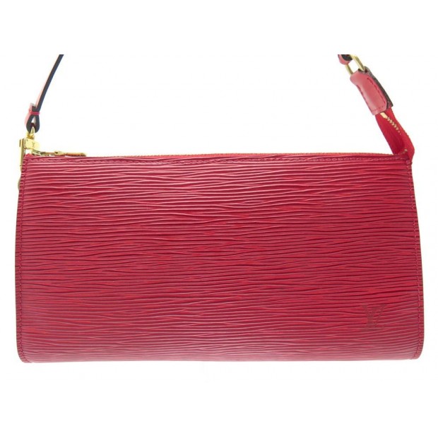 NEUF SAC A MAIN POCHETTE ACCESSOIRES LOUIS VUITTON EN EPI ROUGE NEW POUCH 560€