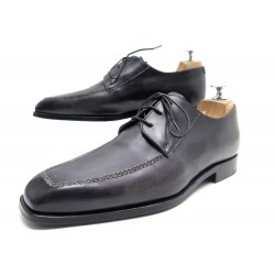 CHAUSSURES BERLUTI DERBY 3 OEILLETS 6.5 40.5 EN CUIR NOIR LEATHER SHOES 1750€