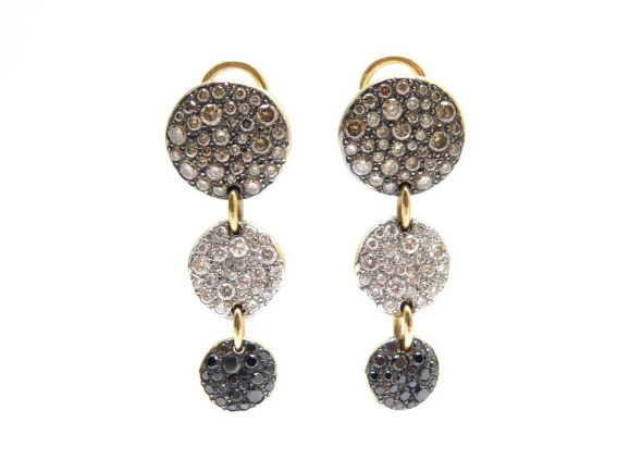 boucles d'oreilles pomellato sabbia en or jaune