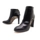 BOTTINES NINA RICCI CUIR NOIR 