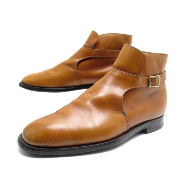 CHAUSSURES CHURCH'S BOTTINES A BOUCLE STOCKADE II 10F 44 CUIR CAMEL BOOTS 720€