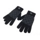 NEUF GANTS LOUIS VUITTON NM PETIT DAMIER M70006 EN LAINE NOIR WOOL GLOVES 210€