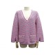 NEUF PULL CHANEL P56594 TAILLE 36 S MAILLE COTON ROSE PINK COTTON SWEATER 2000€
