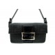 SAC A MAIN FENDI MINI BAGUETTE 8BK005 TOILE NOIR POCHETTE PURSE DUSTBAG 600€