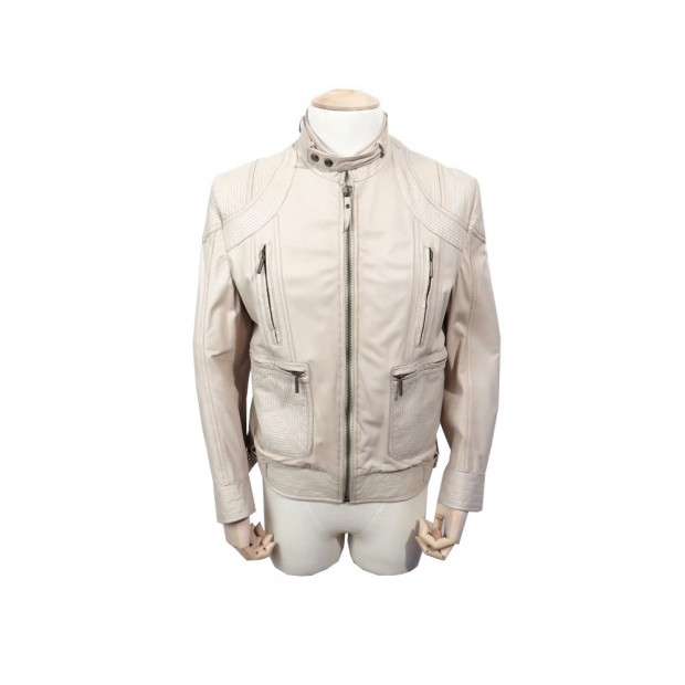 VESTE EN CUIR JUST CAVALLI BEIGE L 