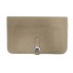 PORTEFEUILLE HERMES DOGON DUO EN CUIR TOGO ETOUPE WALLET BILLFOLD 1470€