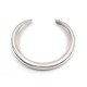 COLLIER HERMES TORQUE MOMBASA 40 CM JONC ARGENT MASSIF 925 200GR SILVER NECKLACE