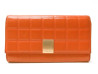 portefeuille chanel chocolate bar en cuir matelasse