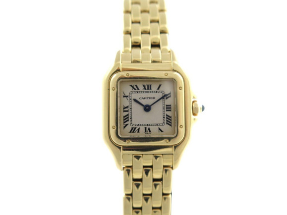 montre cartier panthere pm 107000 quartz 30 mm or