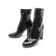 CHAUSSURES LOUIS VUITTON BOOTS VERNIES NOIR T40