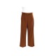 PANTALON HERMES 40 M EN LAINE FEMME MARRON BROWN WOMEN WOOL TROUSERS 790€