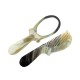 ACCESSOIRE HERMES ENSEMBLE PEIGNE ET MIROIR EN CORNE COMB AND MIRROR HORN SET