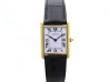 montre cartier tank 30 mm quartz or jaune 18k cuir
